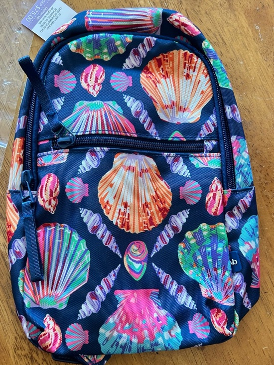 Vera Bradley Lighten Up Essential Sling Backpack Seashell-ebrate - Beach Bag main image 6